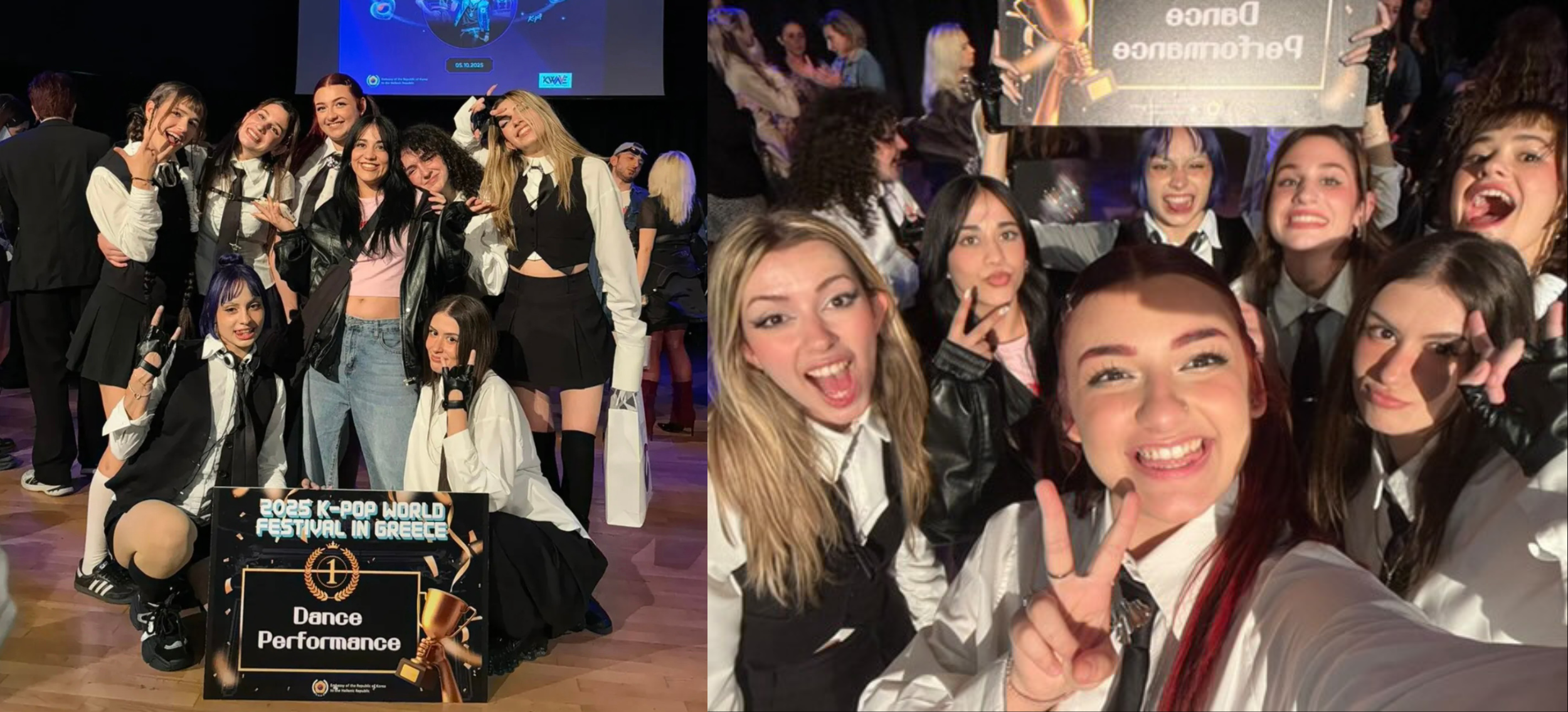 Adore Us celebrating their first place (by Adore Us)